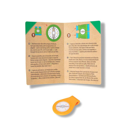 Melissa & Doug Let's Explore binoculars and compass set toy, Multicolour, Role play, Adventure and explore, Play without screen, 3 years+, Gift for boys or girls
