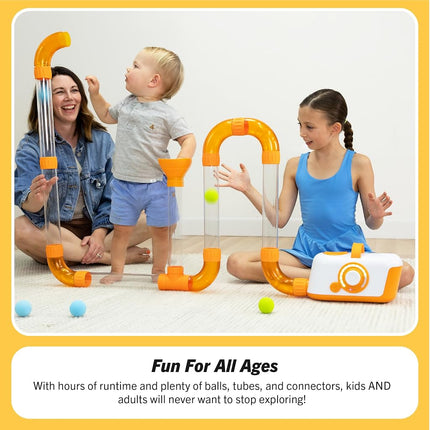 Tomy Fat Brain Toys The Original Air Toobz 3+, Air-Powered STEM Building Toys for Kids and Teens | Air Tube Science Experiments for Ages 3 Years & Older