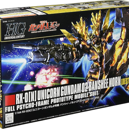 Gundam - 1/144 HGUC Unicorn Gundam 02 Banshee Norn - Model Kit 13cm