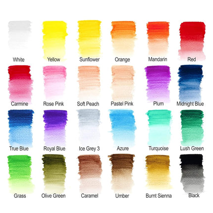 Winsor & Newton 490015 Studio Collection Water Colour Pencils - Set of 24