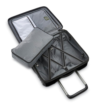 Samsonite Stryde 2 Hardside Expandable Luggage with Spinners, Stealth Black, M Glider, Stryde 2 Hardside Expandable Luggage with Spinners