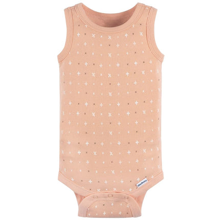 Gerber Baby Boys Multi-pack Sleeveless Onesies Bodysuit, Blue Bike, 18 Months