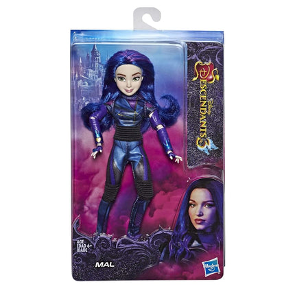 Disney Descendants Mal Doll, Inspired 3, Fashion Doll for Girls,Blue