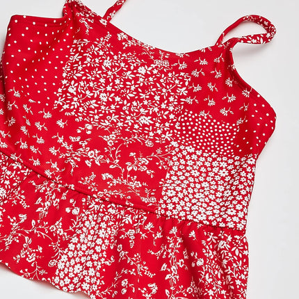 OshKosh B'Gosh Girls' Tankini, Ruby Red, 4 Years