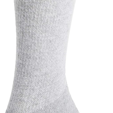 Fruit of the Loom Men's 10-Pair Everyday Work Crew Socks Casual, Gray, One Size (Pack of 10)