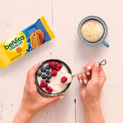 belVita Blueberry Breakfast Biscuits, 5 Count Box, 8.8 Ounce (Pack of 6)