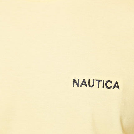 Nautica Men's Short Sleeve Crew Neck T-Shirt, Corn Solid, S
