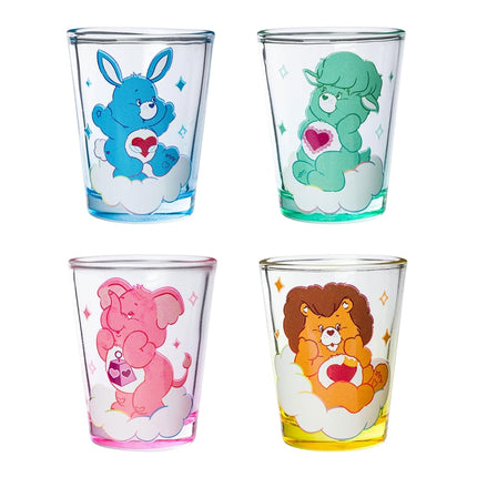Silver Buffalo Care Bears Cousins, 4 Pack Mini Gla