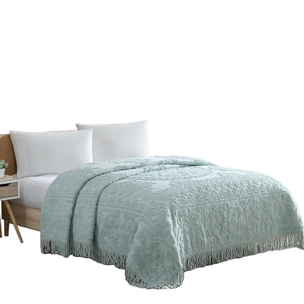 Beatrice Home Fashions Medallion Chenille Bedsprea