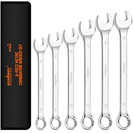 HORUSDY Large Spanner Set with Rolling Pouch | Big