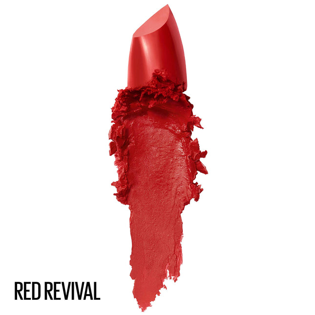 Maybelline New York ColorSensational Lipcolor, Red Revival 645, 0.15 Ounce