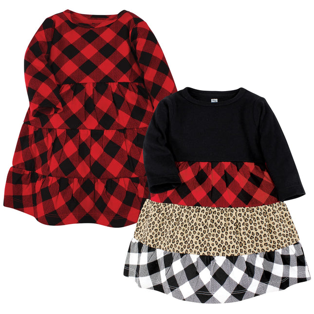 Hudson Baby Baby Girls' Cotton Dresses, Buffalo Pl