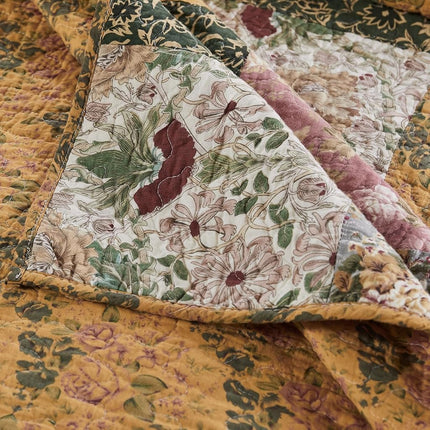 Greenland Home Antique Chic Quilted Patchwork Throw, 50" x 60", Multicolor