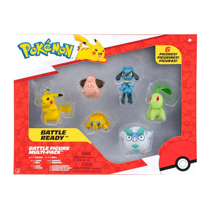 Pokémon Battle Figure 6 Pack - Features 2-Inch Pik