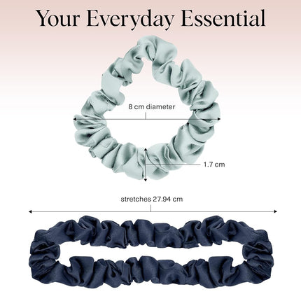 Kitsch Satin Scrunchies for Women 5pcs - Garden Bouquet