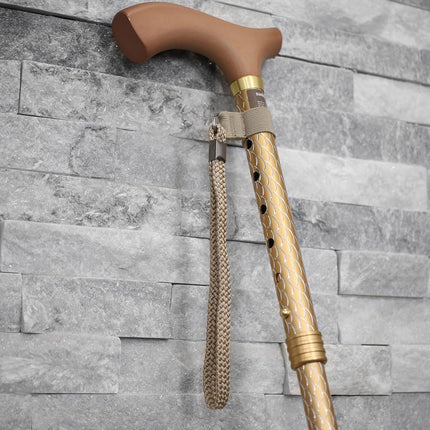 Bastón Switch Stick de Lujo Grabado con Perlas - Plegable y Ajustable