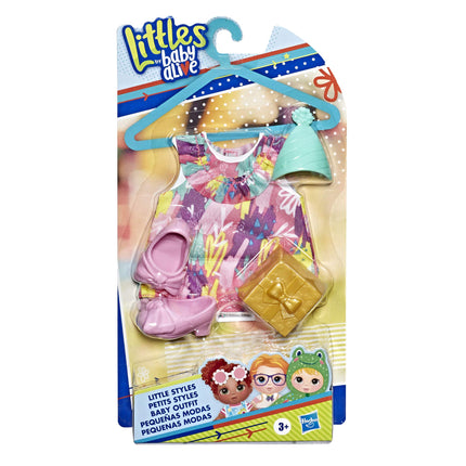 Baby Alive Littles, Little Styles Traje de fiesta de cumpleaños para muñecas Littles