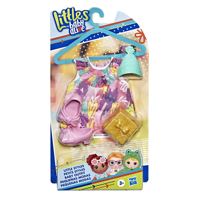 Baby Alive Littles, Little Styles Traje de fiesta de cumpleaños para muñecas Littles