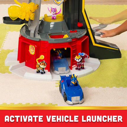 Patrulla Canina, Torre de Vigilancia Gigante con 4 Figuras de Acción Exclusivas de Bonificación, Coche de Juguete, Luces y Sonidos (Exclusivo de Amazon), Juguetes para Niños a Partir de 3 Años