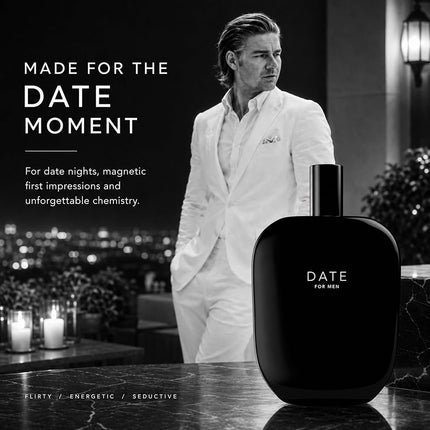 Fragrance One Date Extrait De Parfum Spray by Jeremy Fragrance for Men, 3.4 Ounce