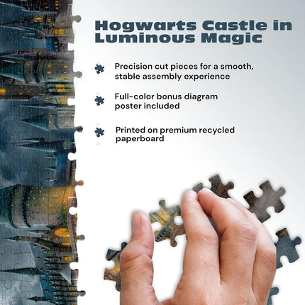Ceaco - Thomas Kinkade - Harry Potter - Château de Poudlard - Puzzle de 1500 pièces