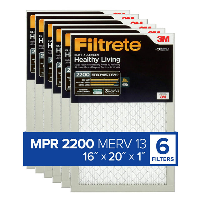 Filtrete 16x20x1, AC Furnace Air Filter, MPR 2200,