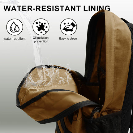 Sac à dos Wrangler Tradesman, sac à dos décontracté résistant à l'eau pour les voyages, le travail, l'école, Kaki, L, Moderne