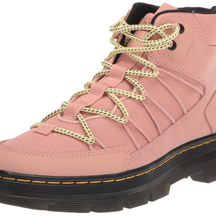 Dr. Martens Women's Combs W 6 Tie Boot Fashion, Peach Beige Extra Tough 50/50, 5