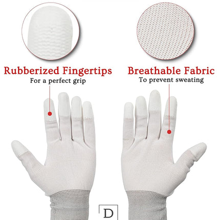 DABLINE 13 PCs Quilting Template Set includes 8 Quilting Templates, Quilting Frame/Gloves/Stickers/Guide. Free Motion Quilting Rulers and Templates