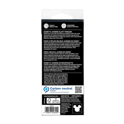 Tweezerman Jasmine Slant Tweezer - Eyebrow Tweezers for Women and Men