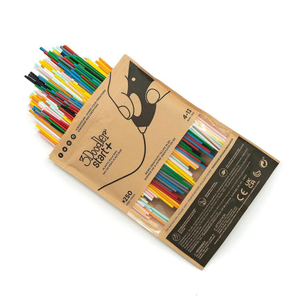 3Doodler Start Refill Plastic Bundle, 8 Pack, Compatible with Start 3D Pen for Kids