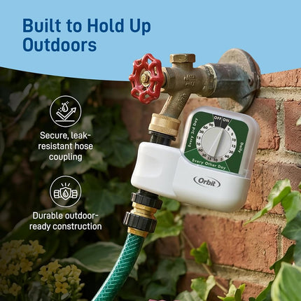 Orbit 62024 Single-Dial Hose Watering Digital Timer