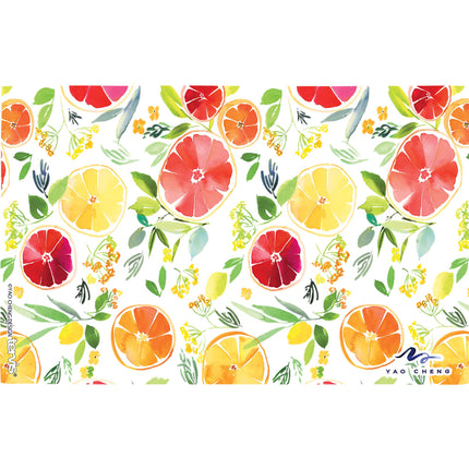 Tervis Yao Cheng - Citrus Made in USA Double Walled Insulated Tumbler Travel Cup Keeps Drinks Cold & Hot, 16oz, Classic
