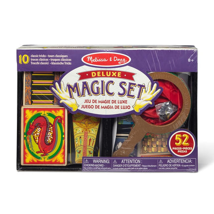 Melissa & Doug Deluxe Magic Set | Pretend Play Toy | Magic Play Set | Creative Play | Magic Toy for Kids | Magic Made Easy | 8+ | Gift for Boy or Girl