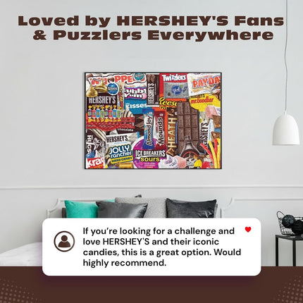 Buffalo Games - Hershey - Sweet Collage - 1000 Piece Jigsaw Puzzle for Adults Challenging Puzzle Perfect for Game Nights - 1000 Piece Finished Size is 26.75 x 19.75