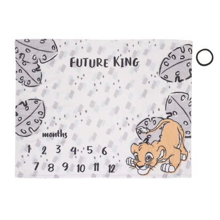 Disney Lion King Simba, Grey, White and Tan Super 