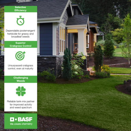 Drive XLR8 Herbicide 1/2 Gallon 64 OZ. KILLS CRABGRASS