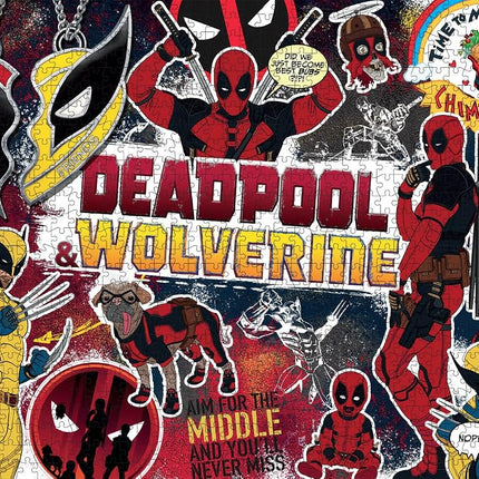Buffalo Games - Marvel - Deadpool & Wolverine - 1000 Piece Jigsaw Puzzle for Adults -Challenging Puzzle Perfect for Game Nights - Finished Size is 26.75 x 19.75