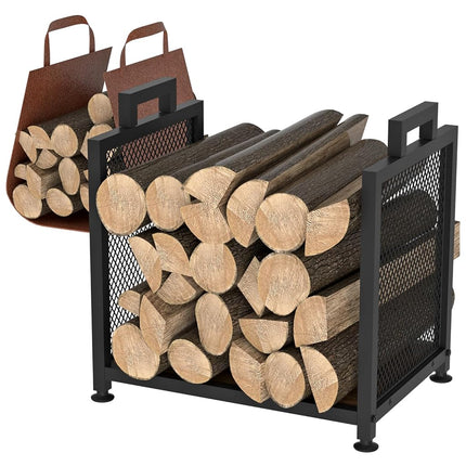 VyGrow Firewood Rack for Indoor, Heavy Duty Fire W