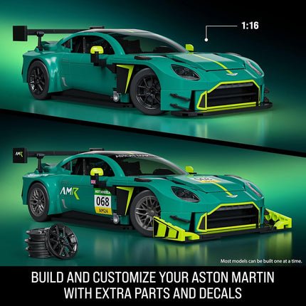 Mattel Brick Shop Hot Wheels ’24 Aston Martin Vantage GT3 Building Set