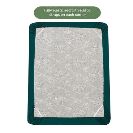 Elegant Comfort 1500 Premium Hotel Quality 18-21 Inches Deep - Extra Deep Pocket Single Fitted Sheet for High Mattress, Luxury and Softest, Smart Pocket - Wrinkle Free, California King, Marine Teal