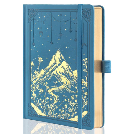 MGGAO Dotted Journal for Women Men, A5 Hardcover D