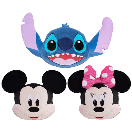 Cabezas de personajes clásicos de Disney, Mickey Mouse, peluche de 13 pulgadas, juguete de almohada suave para niños, juguetes para niños con licencia oficial para edades de 2 años en adelante por Just Play