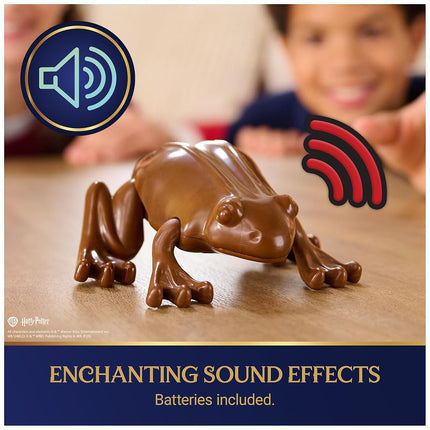 Wizarding World Harry Potter, Interactive Chocolate Frog Toy, Jumps & Leaps with Sound Effects, Kids Toys for Girls & Boys Ages 6 and up