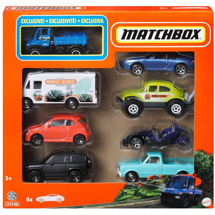 ​Matchbox 8-Pack with 1 Exclusive (Styles May Vary