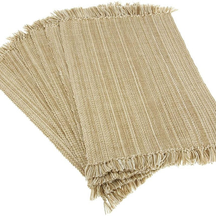 DII Tabletop Collection, Cotton, Off- White, Placemat Set, 13x19