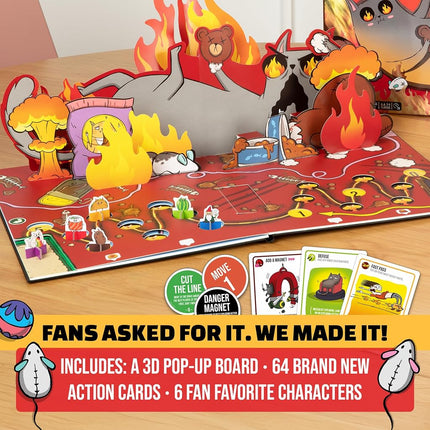 Exploding Kittens The Board Game, 2-6 Players, Age 7+