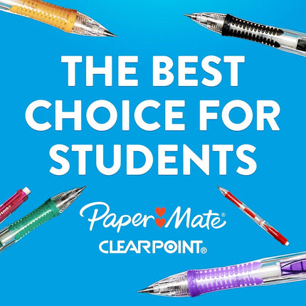 Paper Mate Clearpoint Pencils, HB #2 Lead (0.7mm), Assorted Barrel Colors, 10 Count
