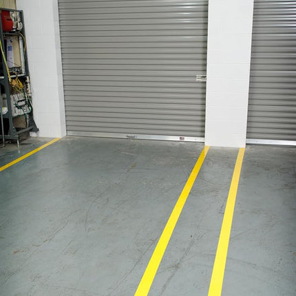 Toughstripe Solid Color Ribbon, 101.60mm x 30.48m, Yellow
