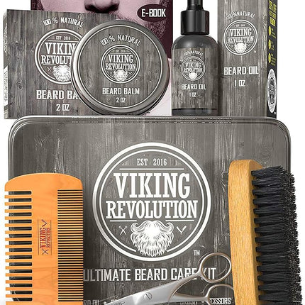 Viking Revolution - Beard Grooming Kit for Men - U